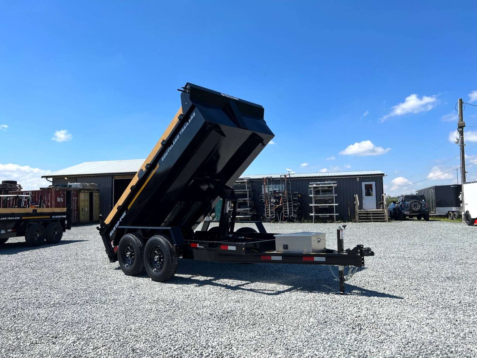 Photo of 2025 Southland 6X12 Dump Trailer 15,400LB Heavy Duty with Tarp & Ramps