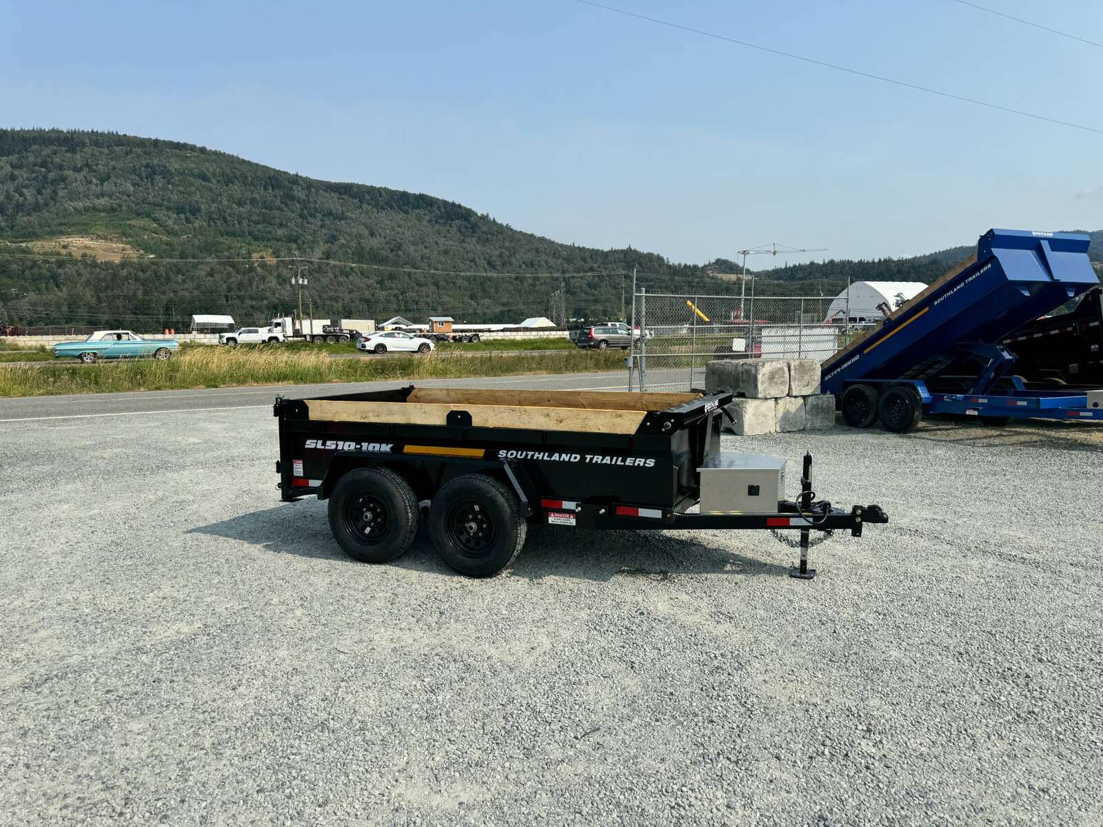 Photo of 2025 Southland 5x10 Dump Trailer 11,464lbs GVW Black w/ Tarp & Ramps