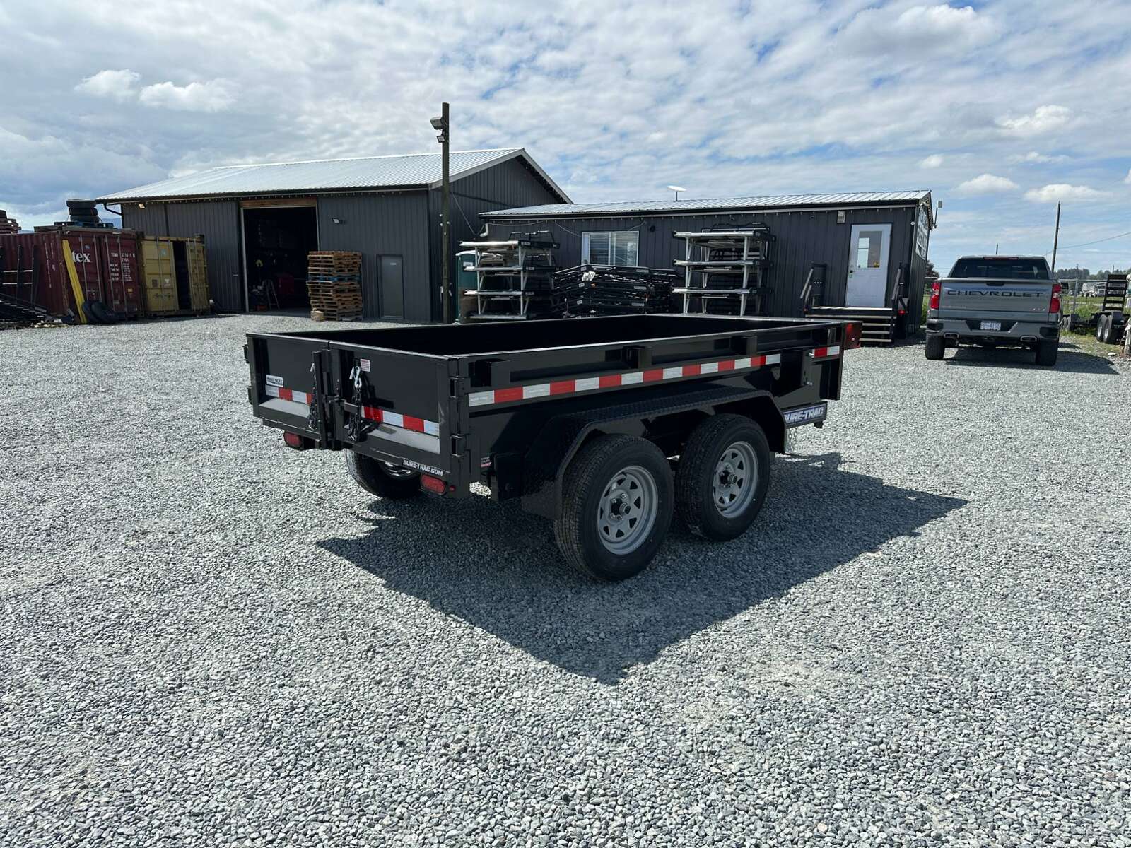 Photo of 2024 Suretrac 5x10 Dump Trailer 7000lb GVW Barn Doors