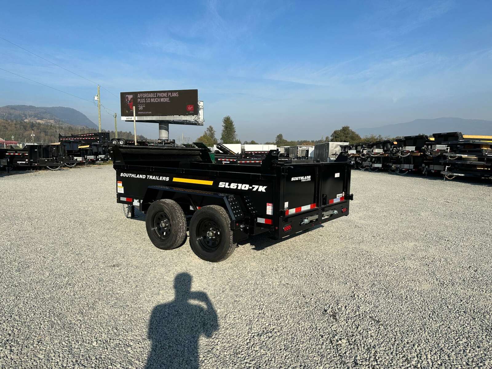 Photo of 2025 Southland 6x10 Dump Equipment Trailer 7700lb GVW w/Ramps & Tarp