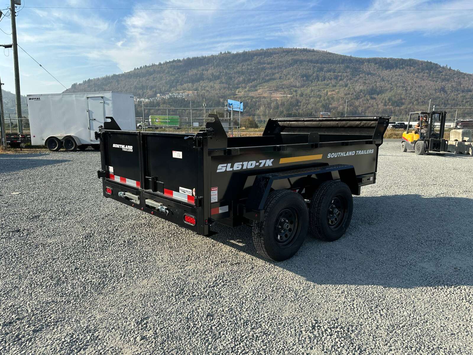 Photo of 2025 Southland 6x10 Dump Equipment Trailer 7700lb GVW w/Ramps & Tarp