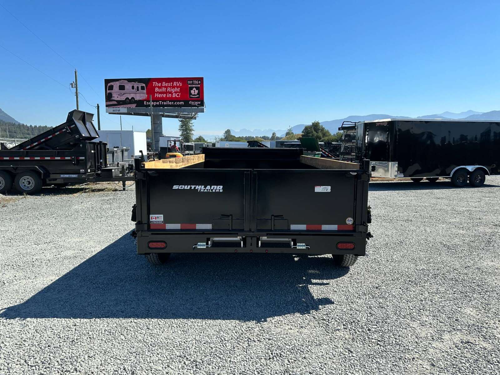 Photo of New Southland Trailers 7x14 Dump Trailer 17,000lbs w/Tarp And Ramps (SL714-16K)