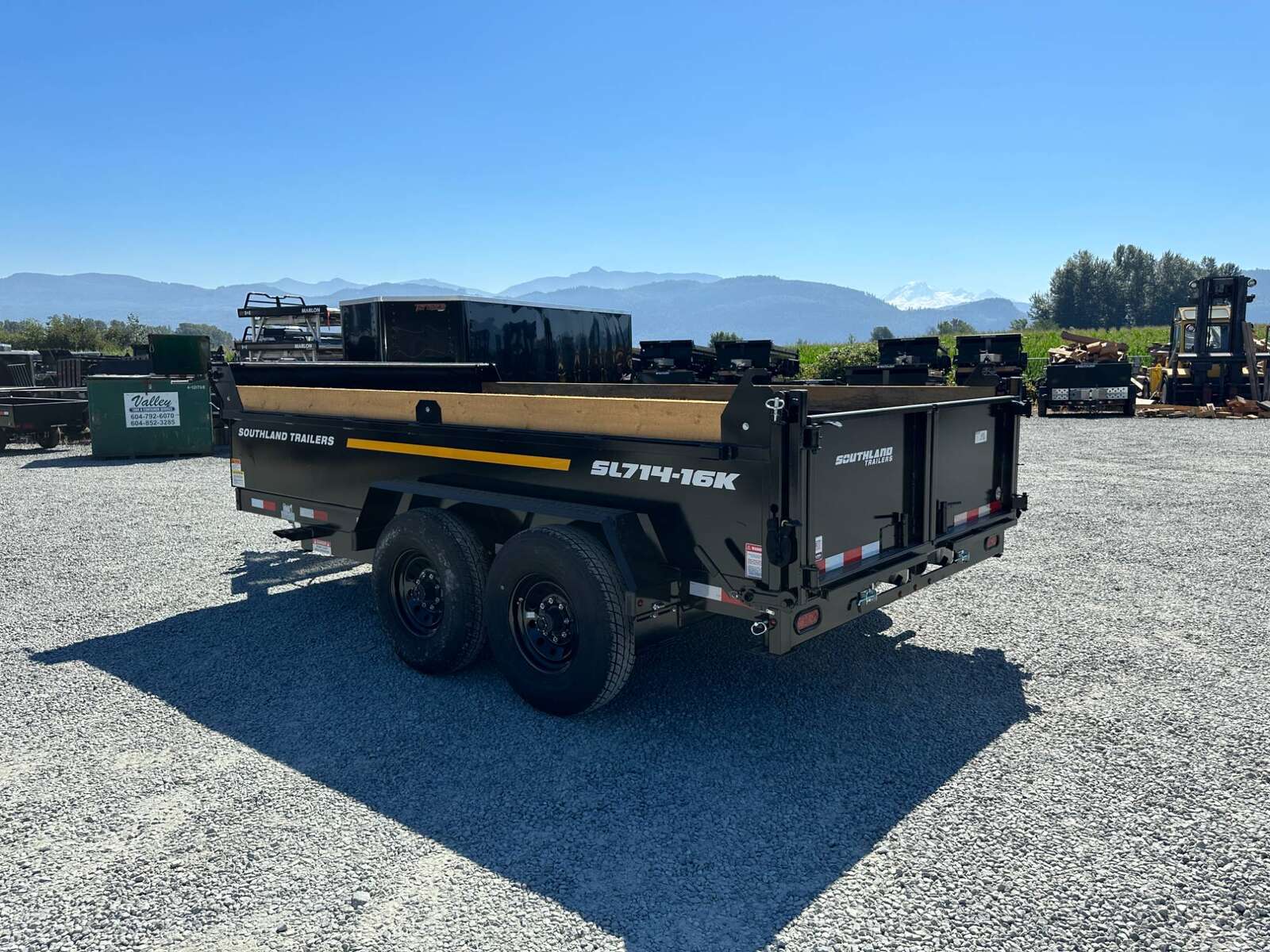 Photo of New Southland Trailers 7x14 Dump Trailer 17,000lbs w/Tarp And Ramps (SL714-16K)