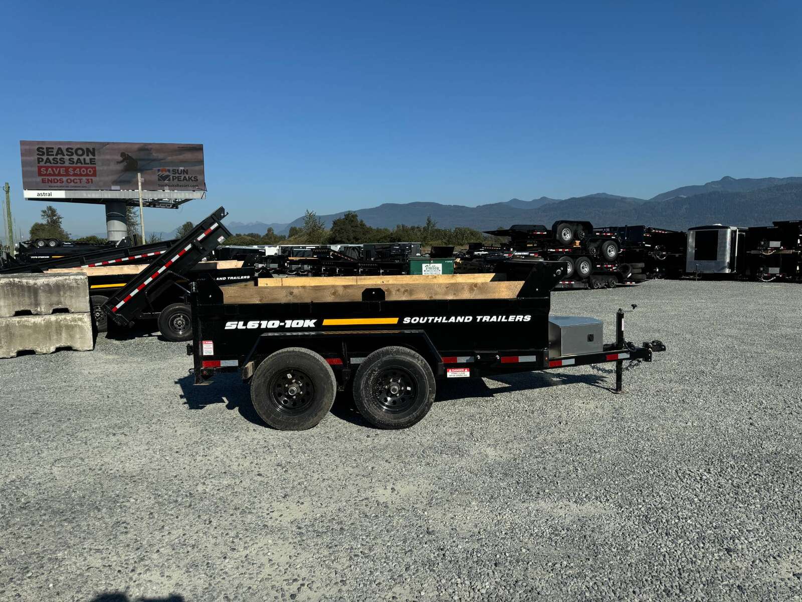 Photo of 2025 Southland 6x10 Dump Trailer 11,400lb GVW with Tarp and Ramps