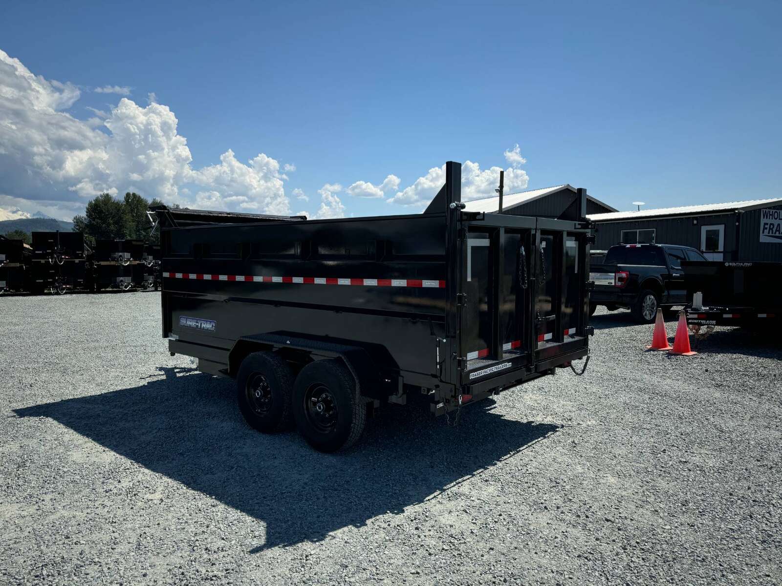 Photo of 2024 Suretrac 7x14 Telescopic High Side Dump Trailer 14,000lb GVW