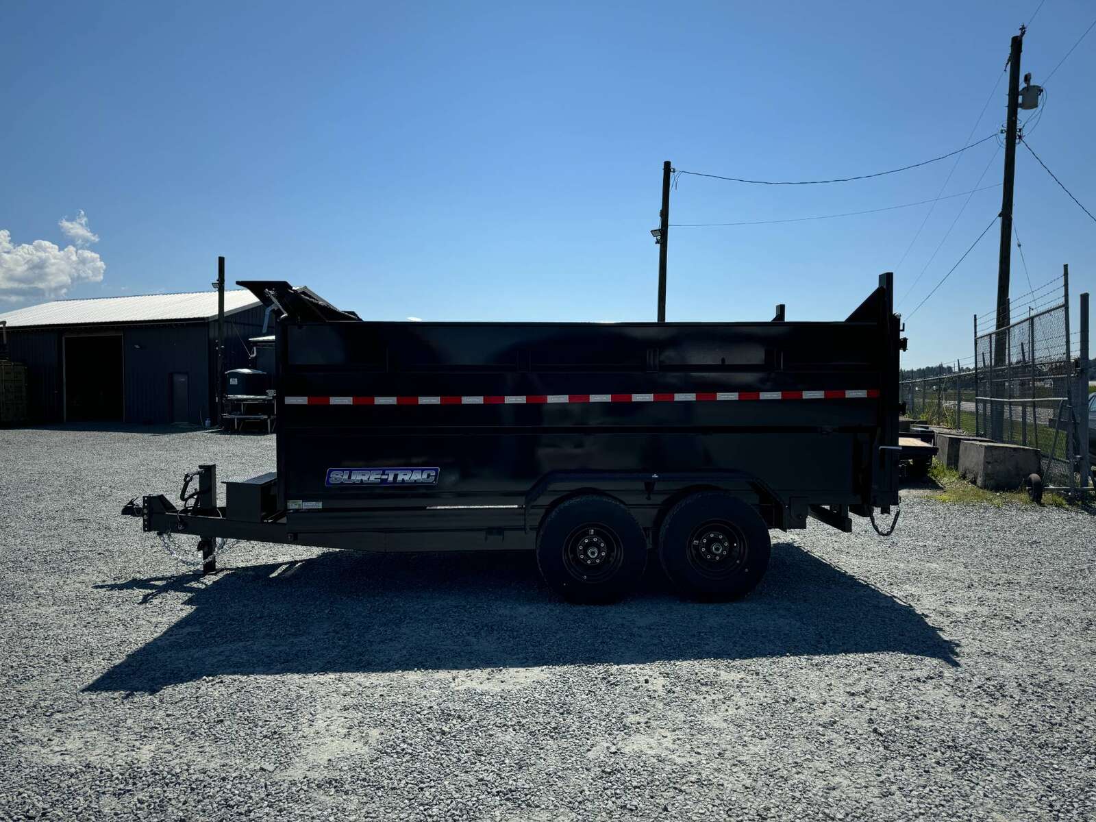 Photo of 2024 Suretrac 7x14 Telescopic High Side Dump Trailer 14,000lb GVW