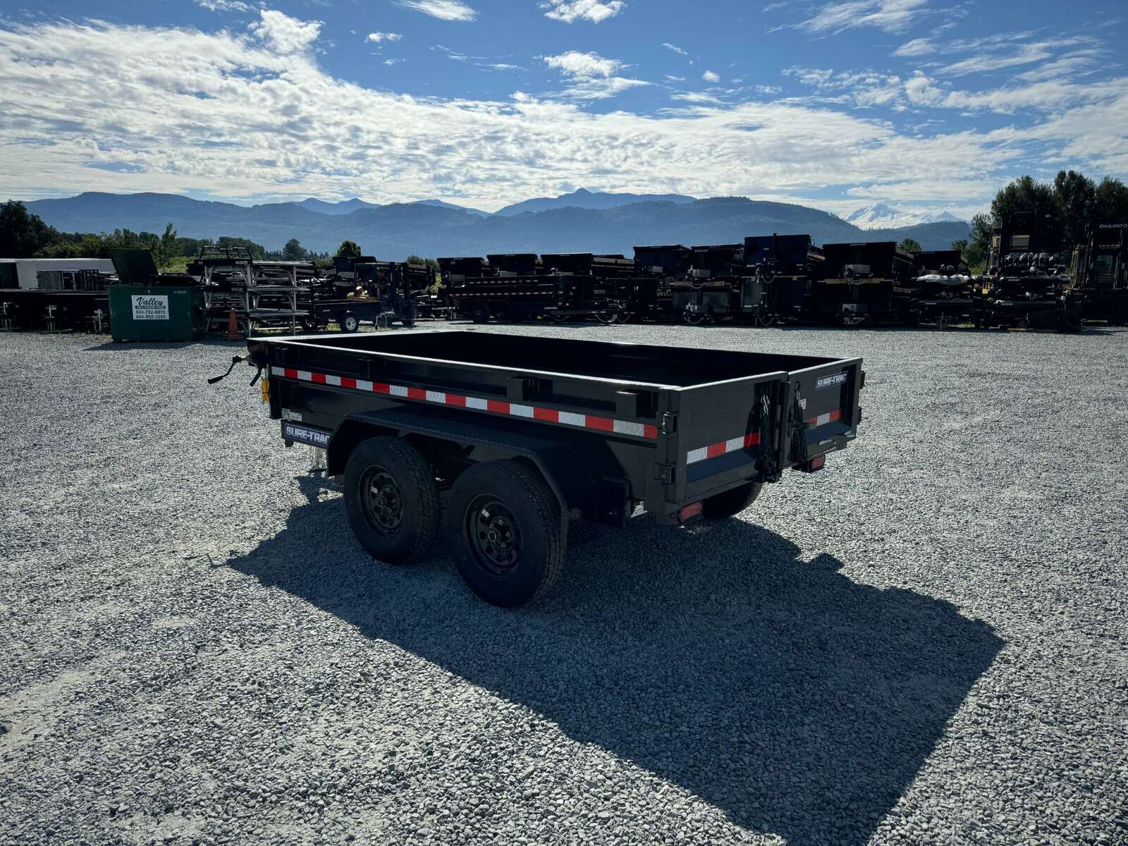 Photo of 2024 Suretrac 5x10 Dump Trailer 7000lb GVW Barn Doors with Tarp