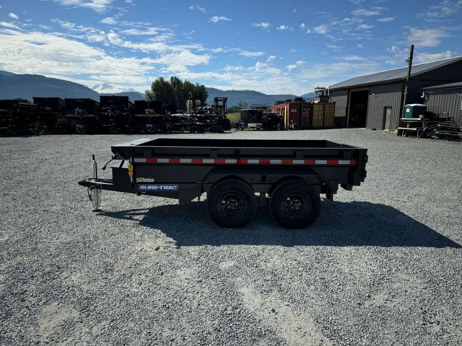 Photo of 2024 Suretrac 5x10 Dump Trailer 7000lb GVW Barn Doors with Tarp